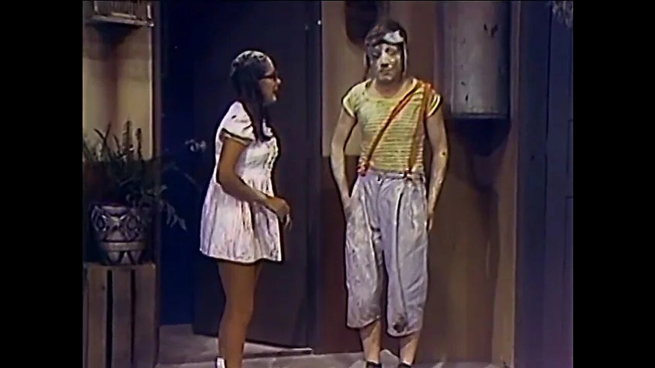 CHAVES - Episódio #8 (1973) À procura de desemprego / Como sujar a roupa do Quico? e mais 1 esquete