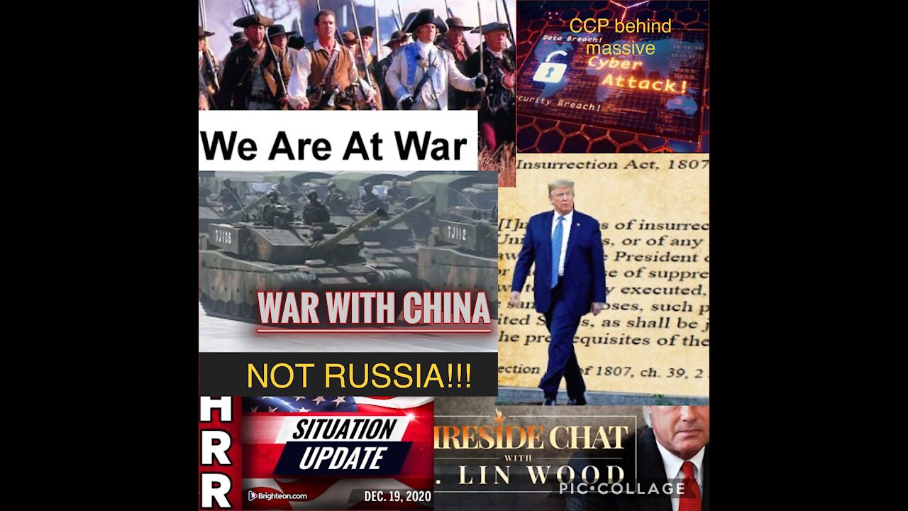 WAR W/CHINA CCP, MASSIVE CCP CYBER ATTACK, INSURRECTION ACT