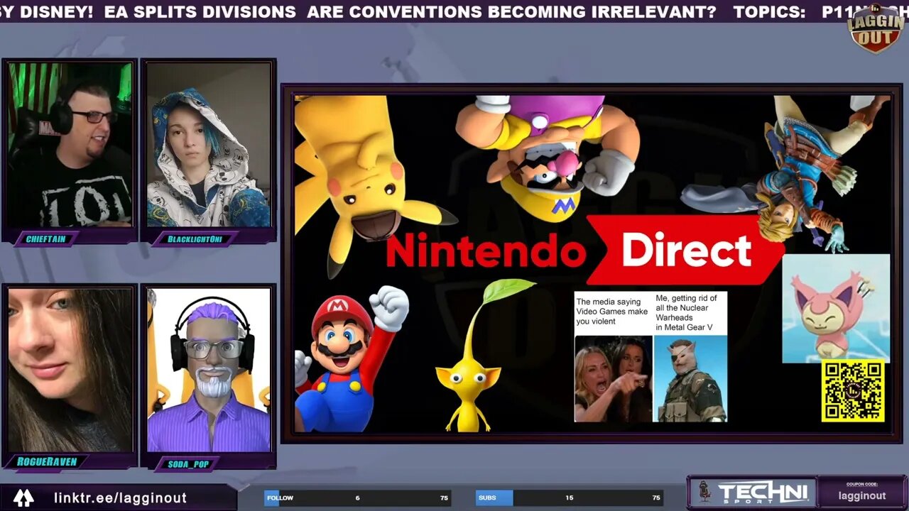 EA is Splitsville and Nintendo Direct. Let's Hope no DnD.