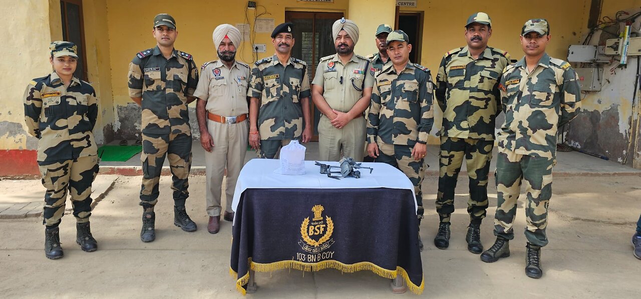 ਖੇਤਾਂ ਵਿੱਚੋਂ ਡ੍ਰੋਨ ਤੇ ਹੈਰੋਇਨ ਬਰਾਮਦ