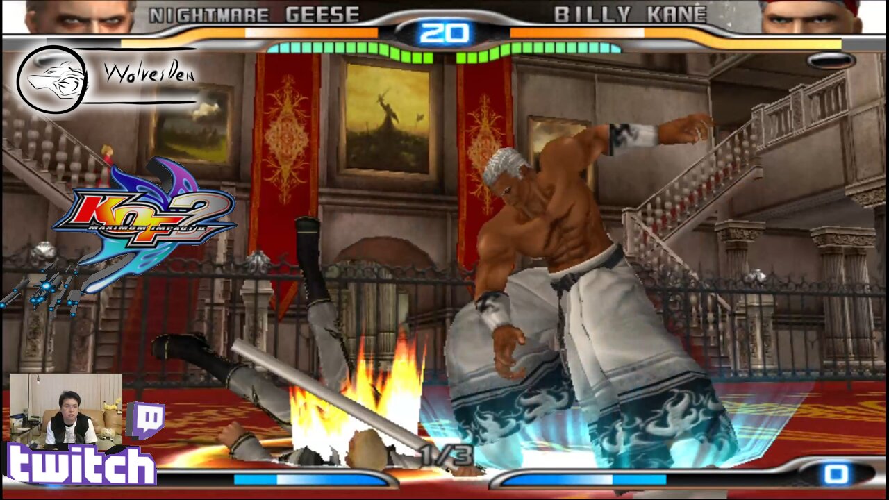 (PS2) KOF Maximum Impact 2 - 25 - Hard Challenge - Level 7