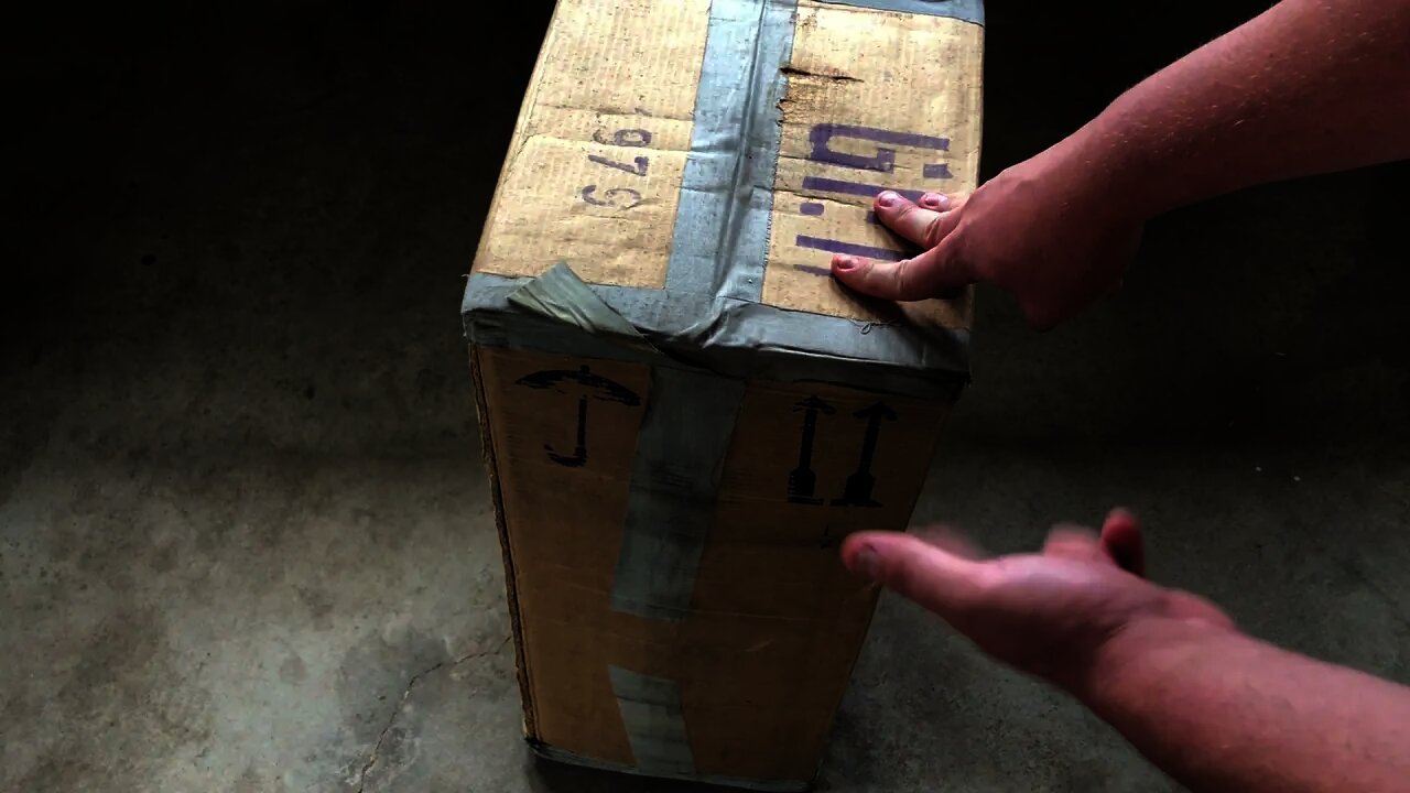 Opening an Original Box of East German M56/76 Steel Helmets.