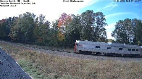 SB O998 Track Geometry with CN 1501 at Stevens Point, WI on October 5, 2022 #steelhighway