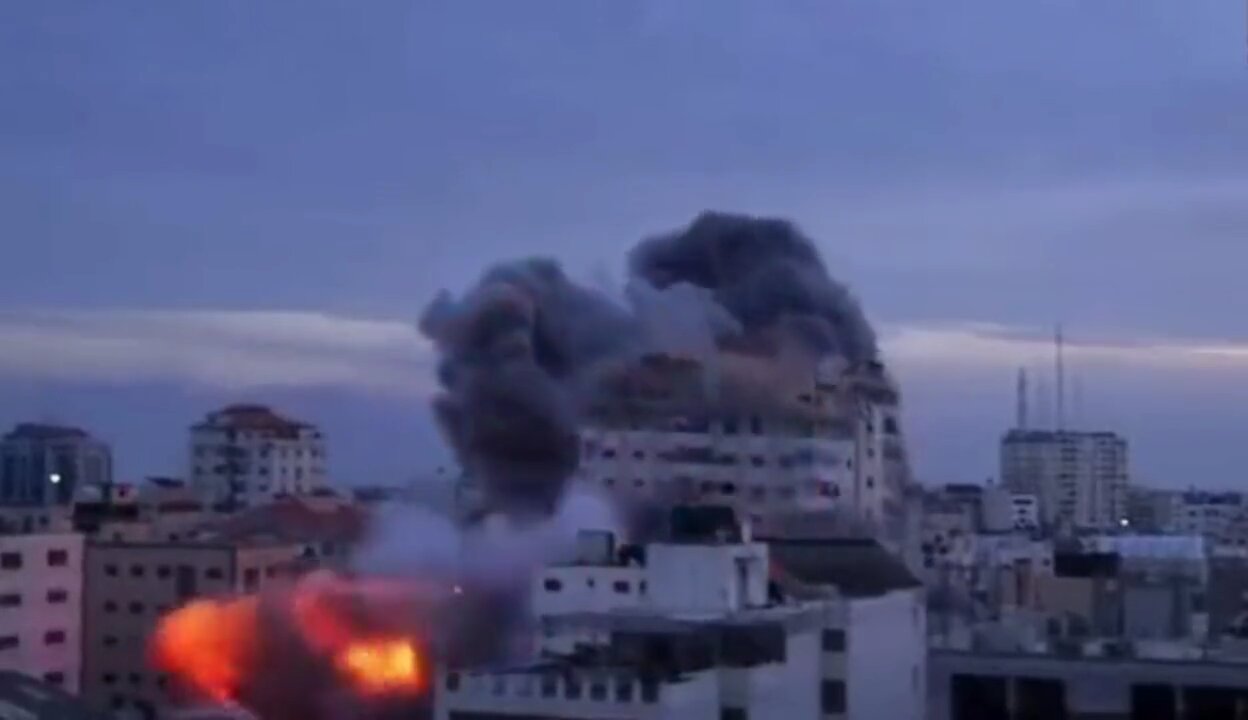 BREAKING: Massive Israeli Airstrike On Gaza City