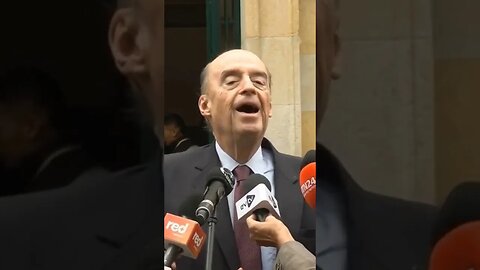 EL CANCILLER DE COLOMBIA, ÁLVARO LEYVA DICE QUE GUAIDÓ TENÍA UN PASAJE A EE.UU.