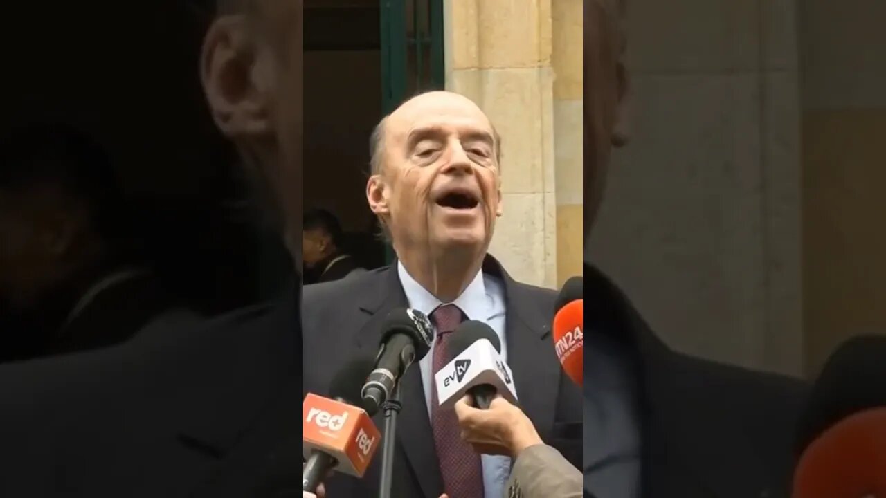 EL CANCILLER DE COLOMBIA, ÁLVARO LEYVA DICE QUE GUAIDÓ TENÍA UN PASAJE A EE.UU.