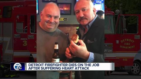 Colleagues remember Detroit firefighter who died of heart attack