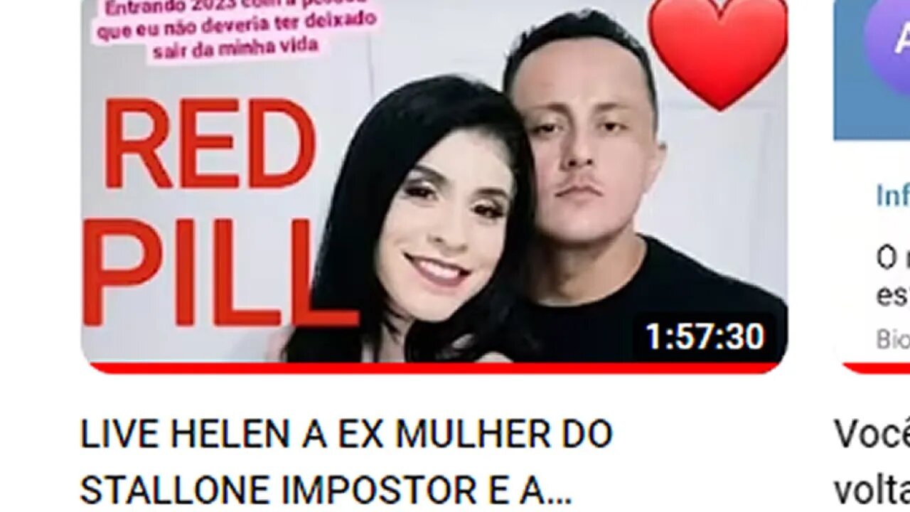 LIVE PRA COMENTAR A LIVE DA EX DO STALLONE IMPOSTOR