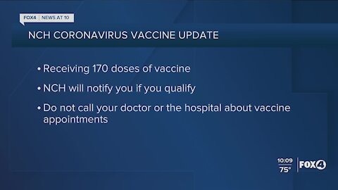 NCH vaccination update