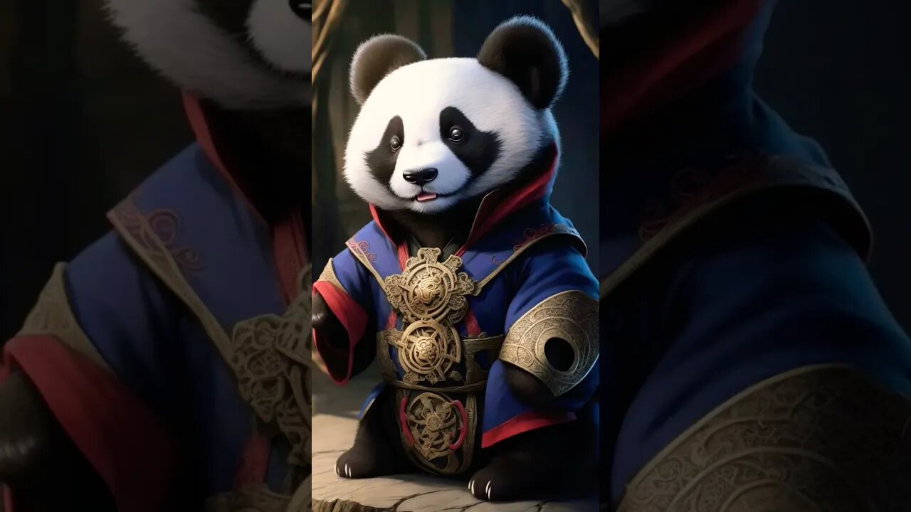 Doctor Strange as a Cute Panda #shorts