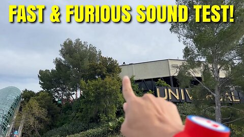 Hear The Fast & Furious Scream Test! Yoshi is VERY Popular! Universal Studios Hollywood!
