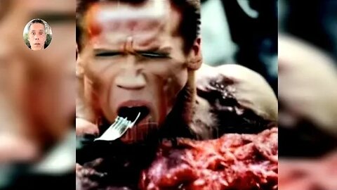 Arnold Schwarzenegger Comendo LAVA VULCÂNICA - IA.#arnoldschwarzenegger @historyoftheworld852