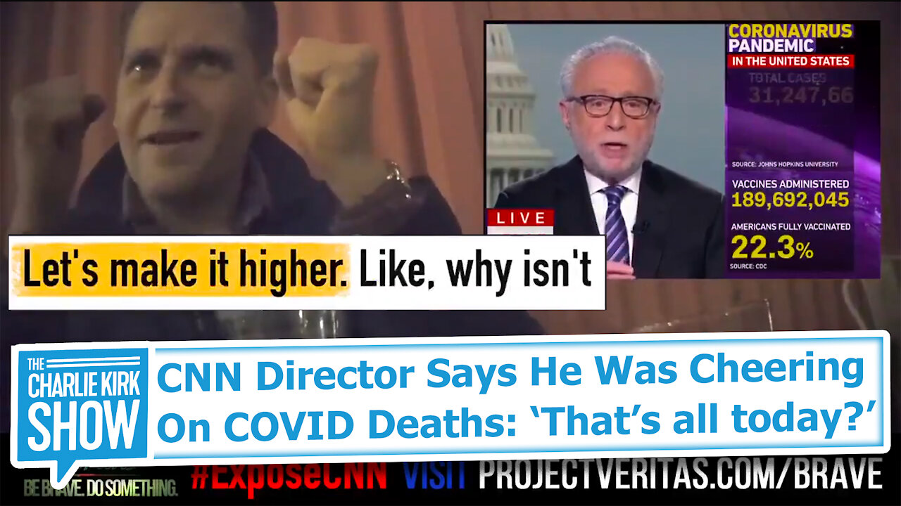 CNN Director Says He Was Cheering On COVID Deaths: ‘That’s all today?’