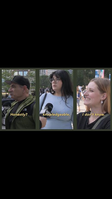 DNC street interviews: Trump or Kamala? The responses are just incredible!~