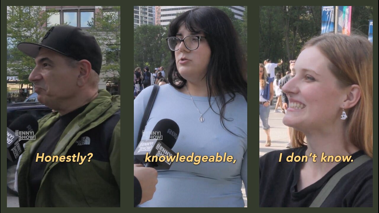 DNC street interviews: Trump or Kamala? The responses are just incredible!~