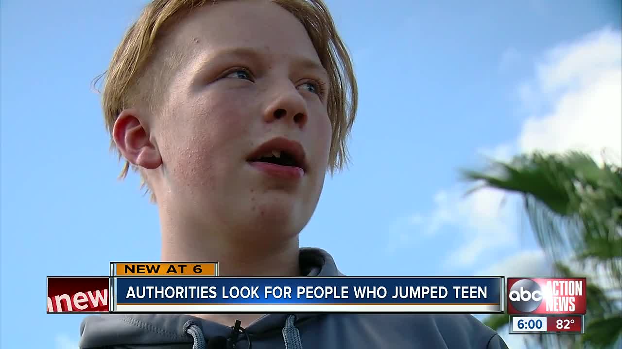 VIDEO: Unknown suspects beat, rob teen walking home from Gulf High School in Pasco County