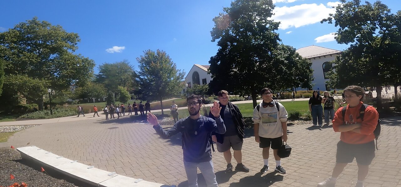 Montclaire University: 3 Young Men Eager To Be Preachers Are Offended When I Rebuke A Loud Mouthed Jezebel, I Stomp On the Koran, Minister To A Humble Roman Catholic Student, Martin Seeks How To Be Born Again -- HUGE VICTORY IN JESUS!!!!