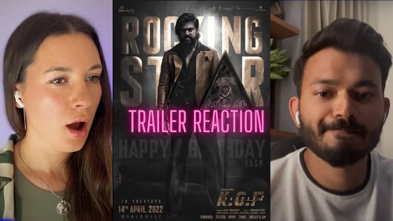 KGF CHAPTER 2 Trailer Reaction by UD and KSU | Rocking Star Yash, Sanjay Dutt, Prashanth Neel