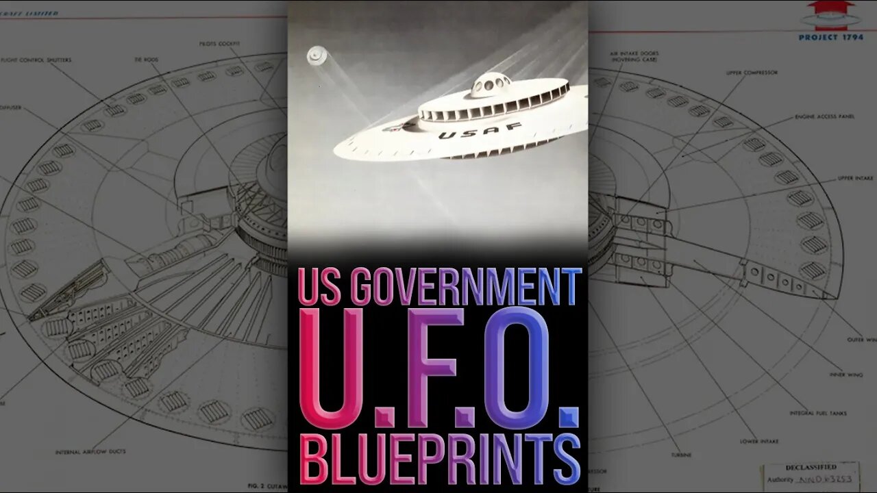 U.S. Government UFO Blueprints?! 🛸 #shorts