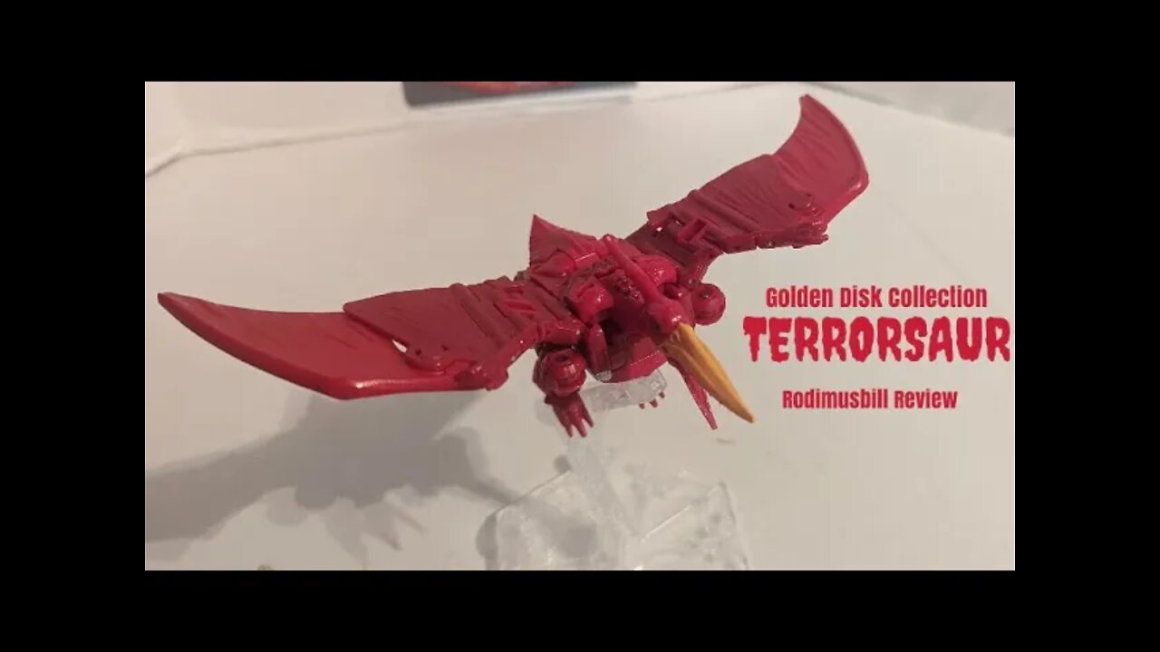 Golden Disk Collection TERRORSAUR Deluxe Transformers Kingdom War For Cybertron - Rodimusbill Review