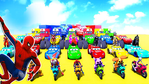 GTA V SPIDERMAN 2, THE AMAZING DIGITAL CIRCUS, POPPY PLAYTIME 3 Join in Epic New Stunt Racing Game