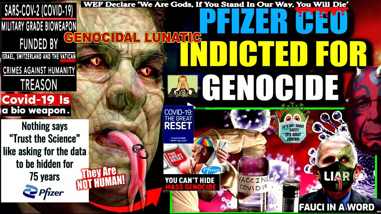 Pfizer CEO Facing Life in Prison for Lying to Billions About COVID Vaccine (compilation version)