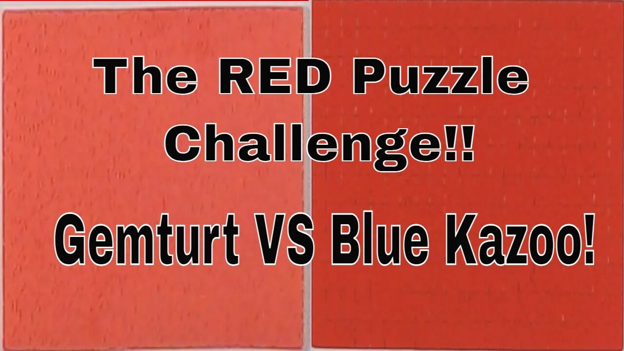 The Red Puzzle Challenge! Gemturt Impossible Magma VS Blue Kazoo Red!