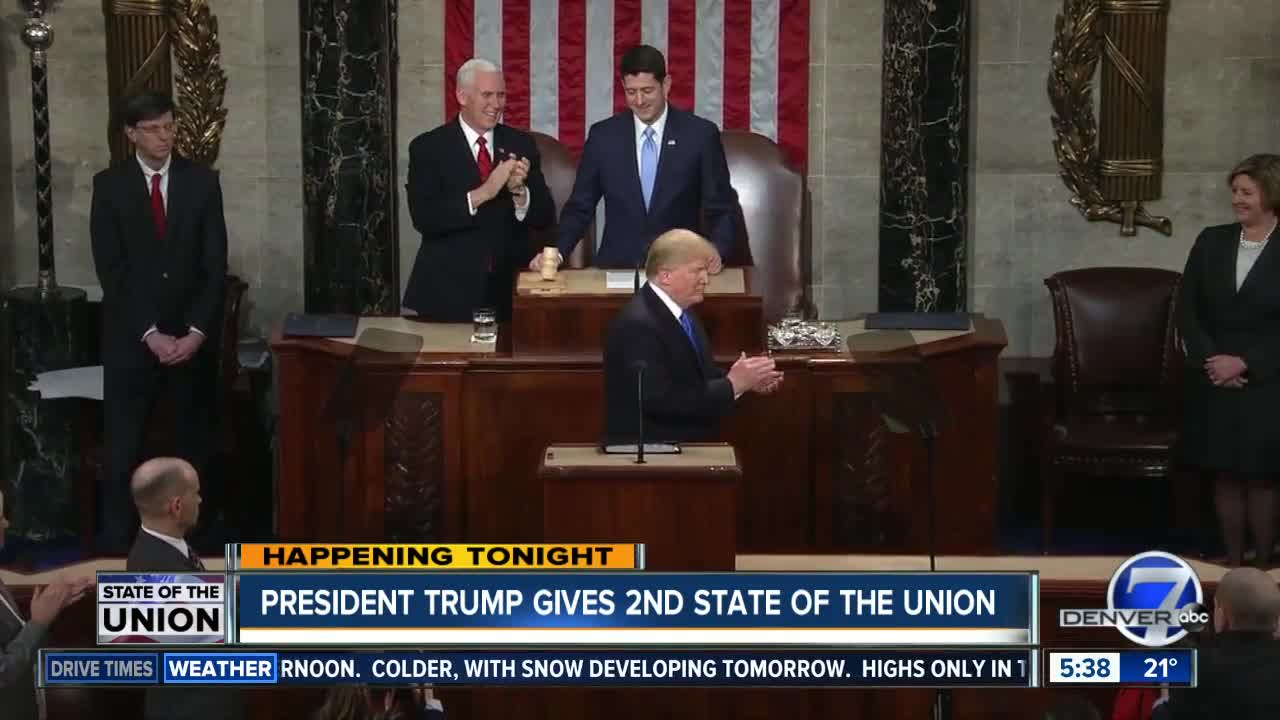 President Trump gives second State of the Union speech