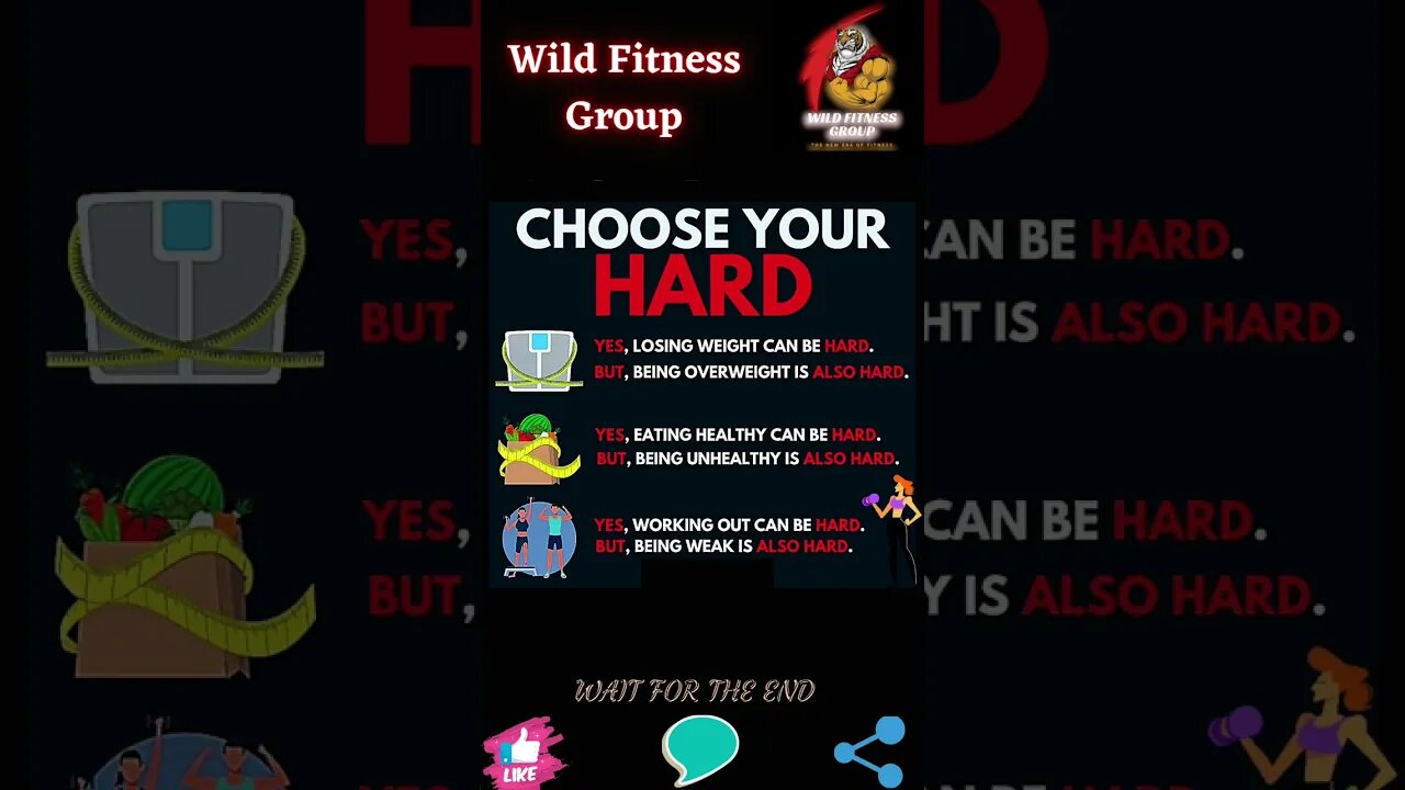 🔥Choose your hard🔥#shorts🔥#wildfitnessgroup🔥12 March 2023🔥