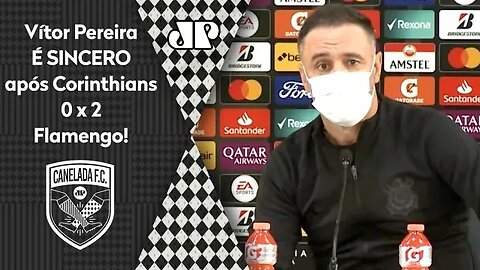 "O que ME IRRITOU foi..." OLHA o que Vítor Pereira FALOU após 2 a 0 do Flamengo no Corinthians!