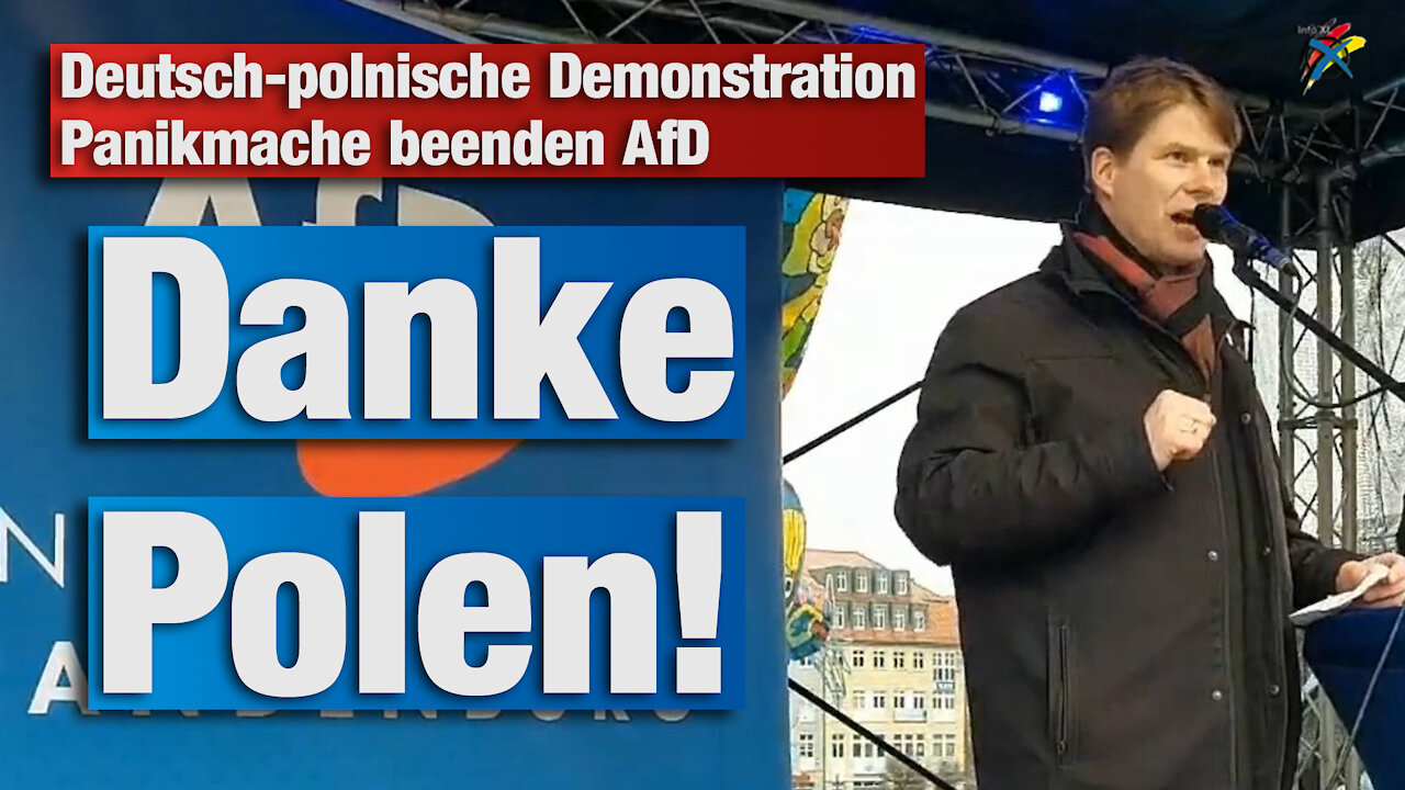 Deutsch-polnische Demonstration Panikmache beenden AfD