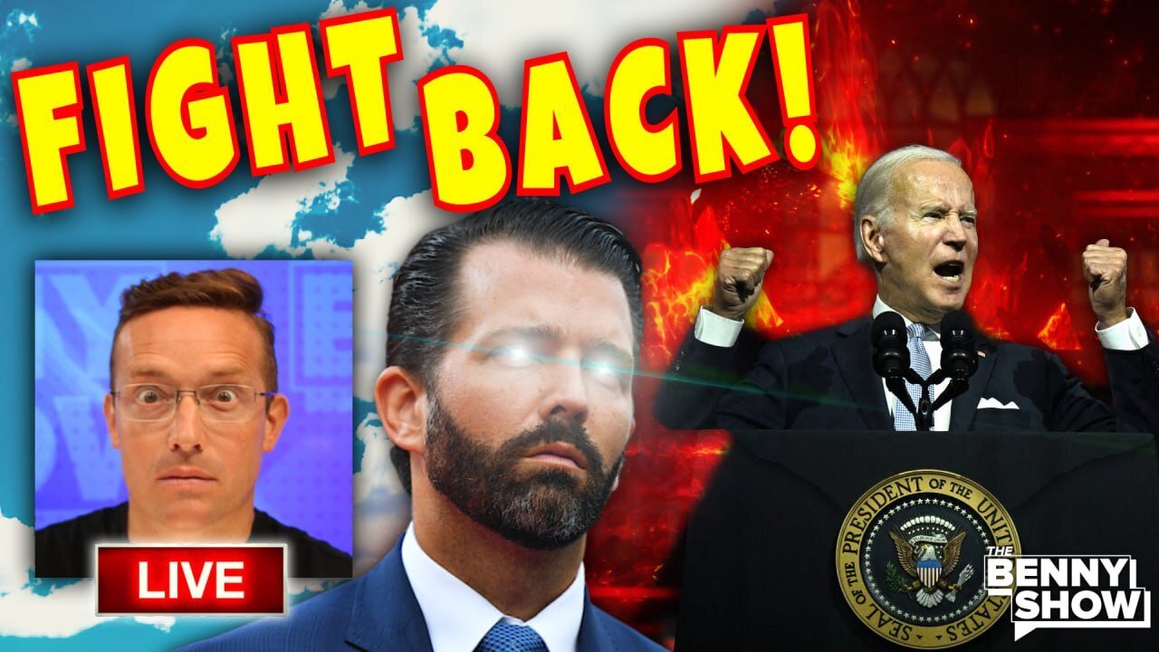 SATANIC JOE: Blood-Red Biden SNAPS as Patriots Yell 'FJB' During MELTDOWN Speech|Don Jr Reacts.