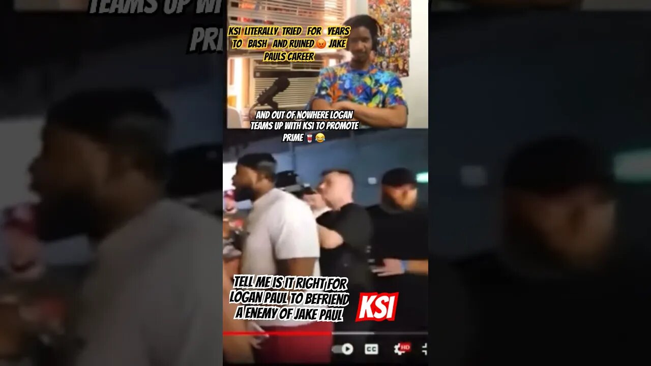 Is it all right to team up with your brothers enemy 😬#loganpaul #jidion