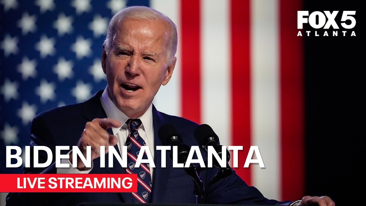 WATCH LIVE President Joe Biden rally in Atlanta |