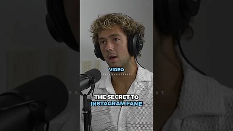 This is the SECRET to fame on instagram ..