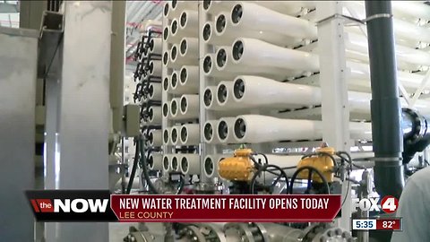 Ribbon cutting for new Lee water treatment plant officially opens