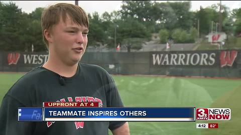 Westside junior with one hand gets ready for football season