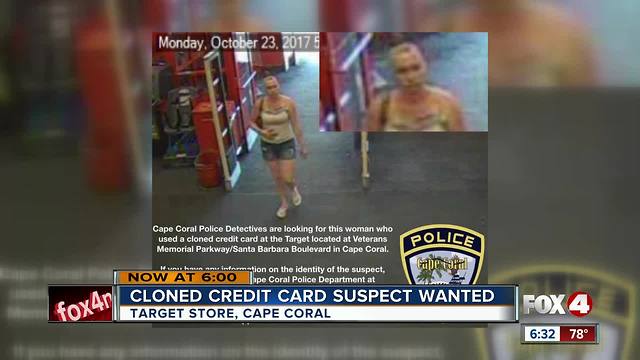 Cape Coral Police search for credit card clone thief