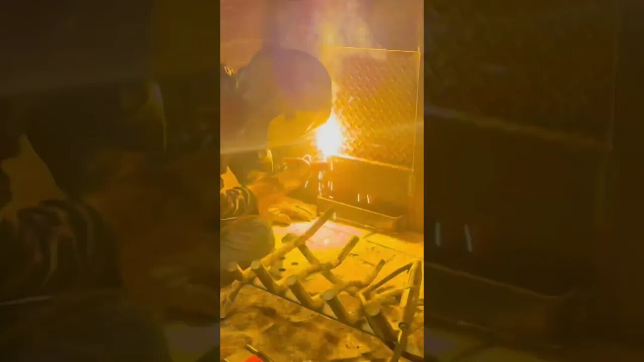 Welding in a Fire Place!