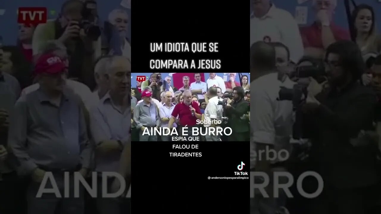 LULA SE COMPARA A JESUS