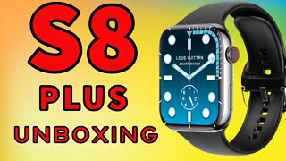 Smartwatch S8 PLUS unboxing pk DT8 HW8