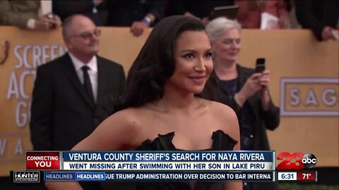 Glee actress Naya Rivera has gone missing in Lake Piru