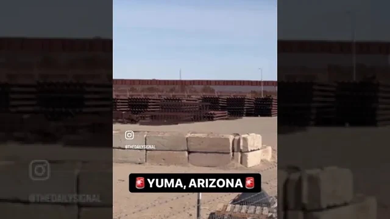 Border Wall in Yuma, AZ