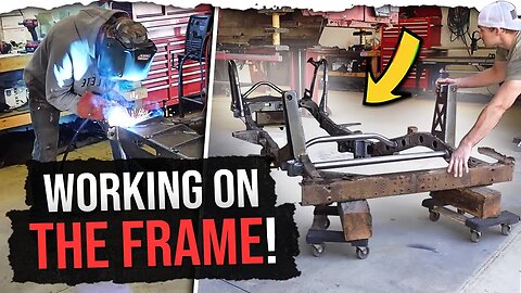 I Stripped My FJ40 Down To Weld In The Frame!!