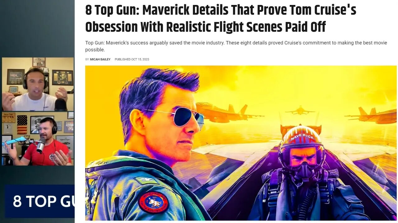 8 TOP GUN: MAVERICK Details That Prove Tom Cruise's Obsession with Realistic Details