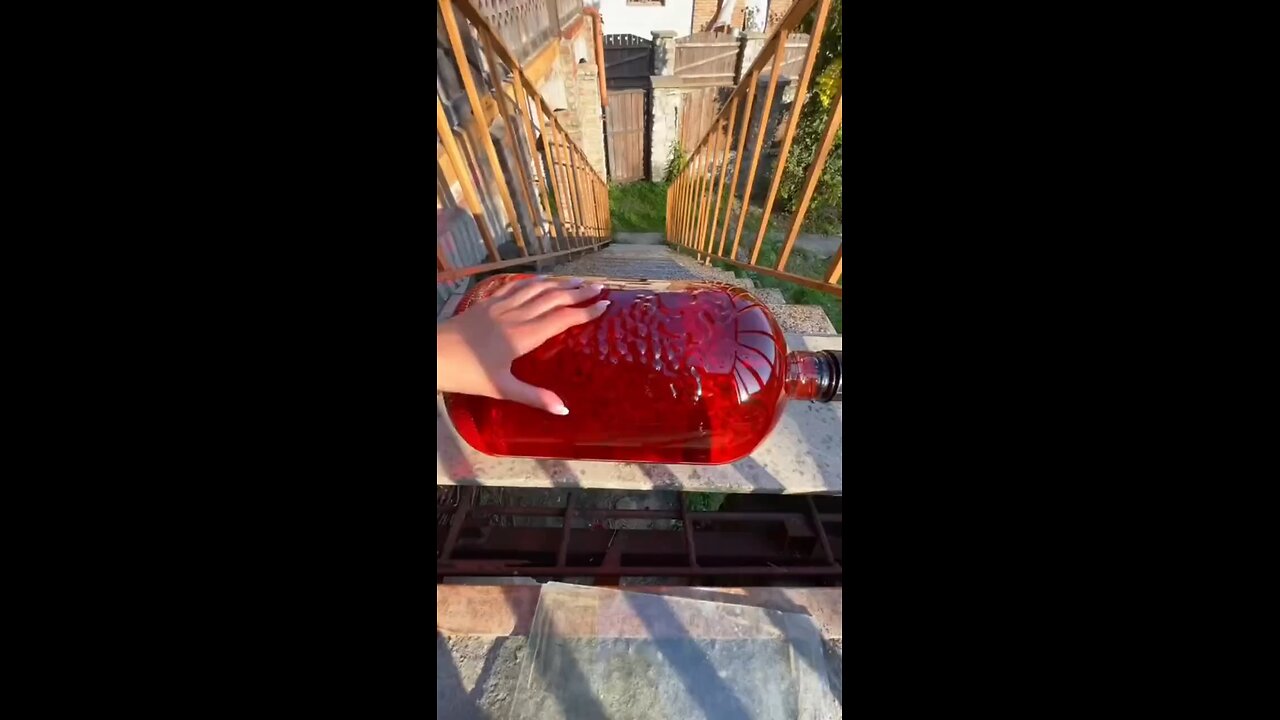 bottle broken satisfaing video