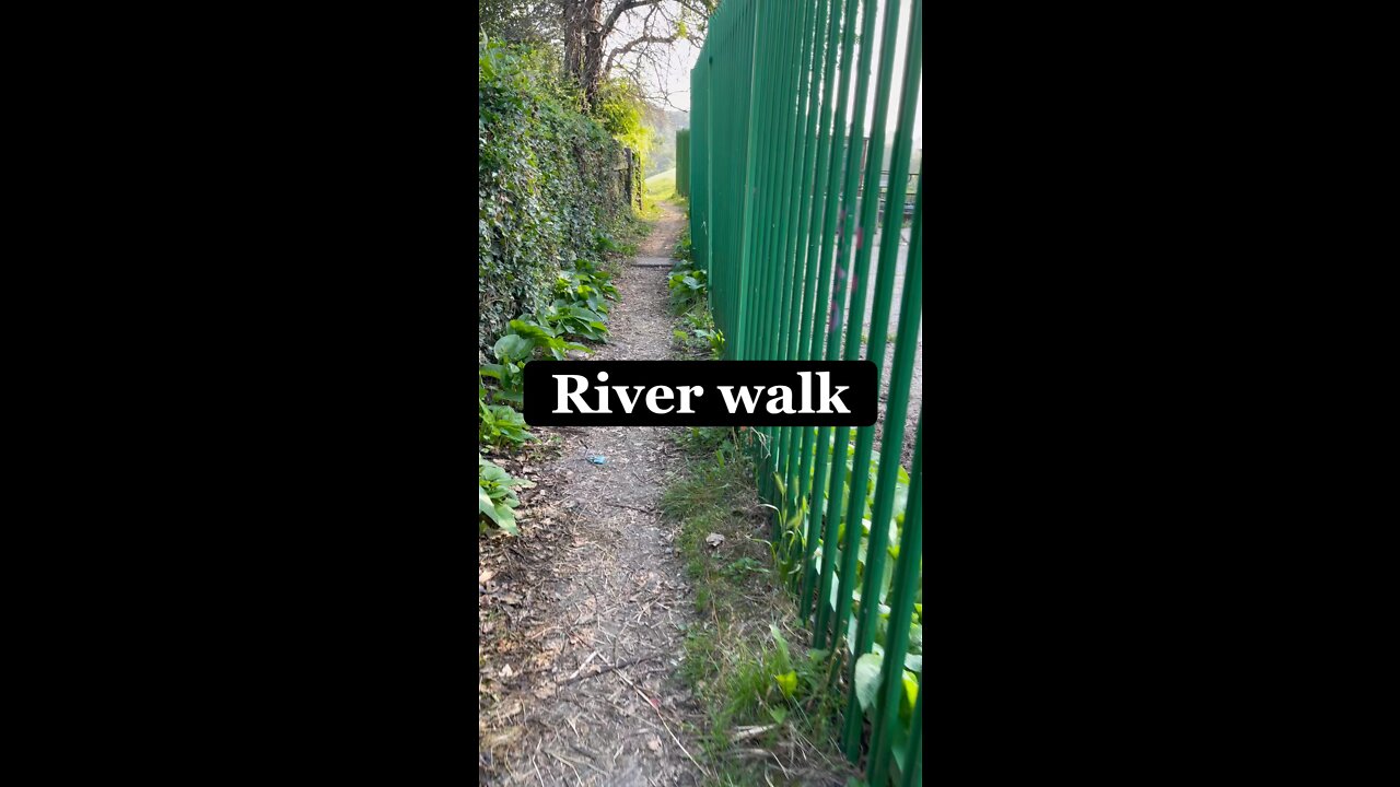 River walk on a sunny morning