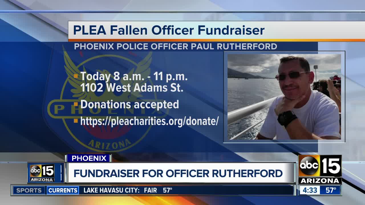 Fundraiser for fallen Phoenix Police Officer Rutherford