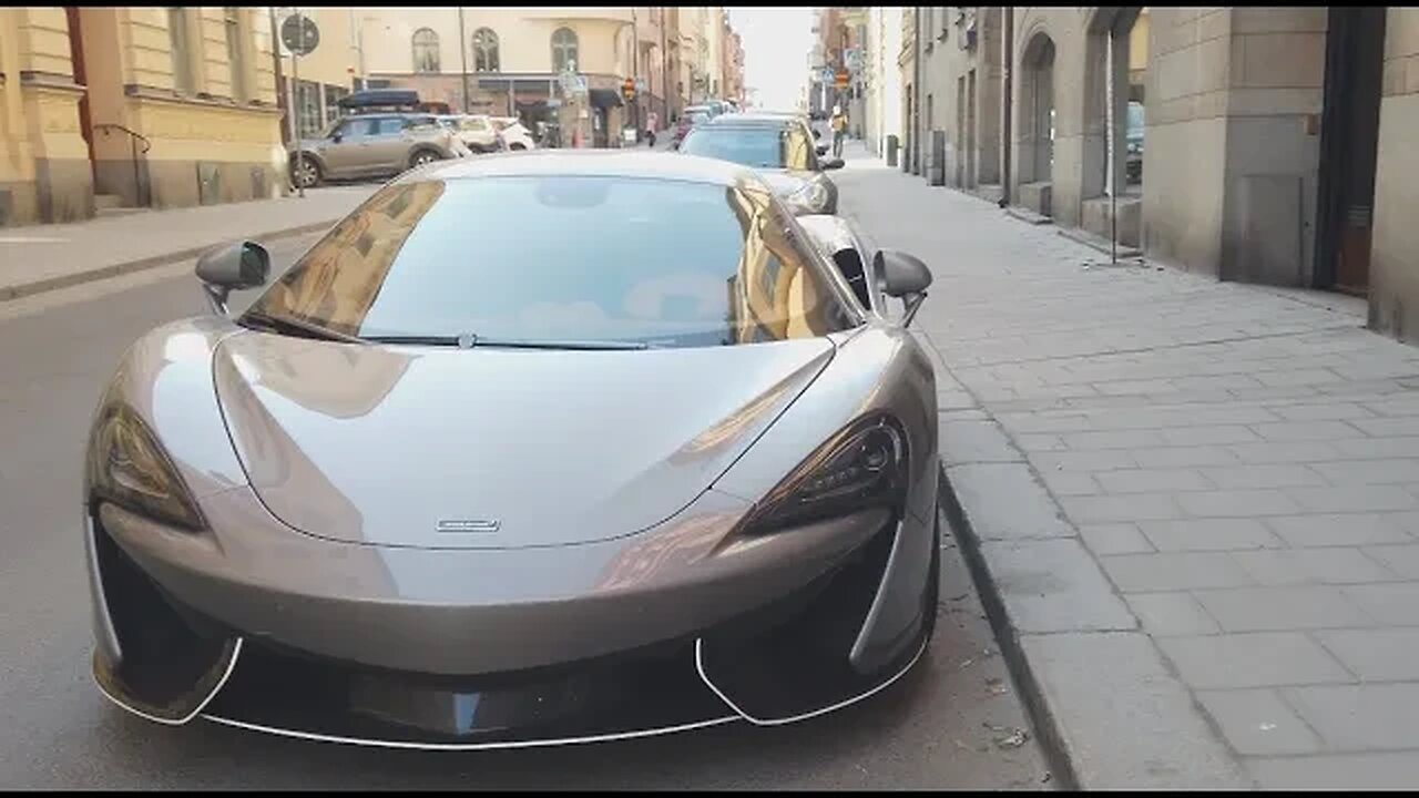 😁570 HP McLaren 570S MSO or 580 HP Porsche 911 Turbo S Mk II 991? Todays spot in Stockholm [4k60p]