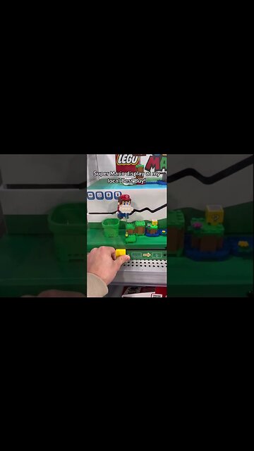 Lego Super Mario Display at Best Buy #short